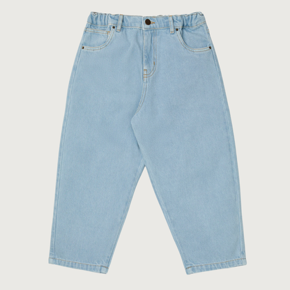 Main Story Baggy Jean extra bleach wash denim