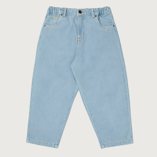 Main Story Baggy Jean extra bleach wash denim