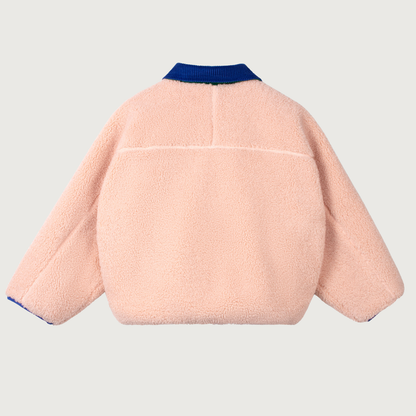 Wynken Faux fur reversible jacket blue