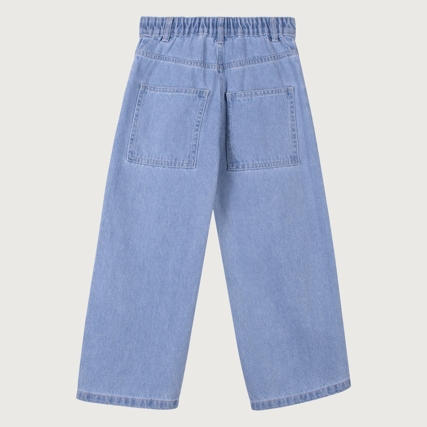 Wynken Studio jean flowers mid wash