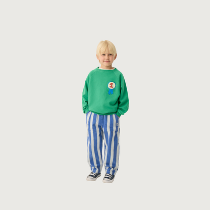 The Campamento Blue STRIPES washed trousers