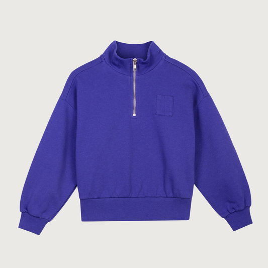 Wynken TWK half zip sweat ultramarine