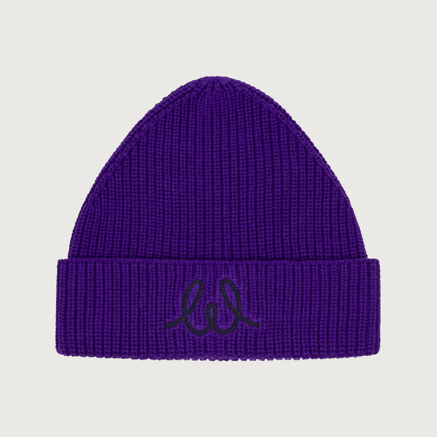 Wynken Double you beanie hat purple