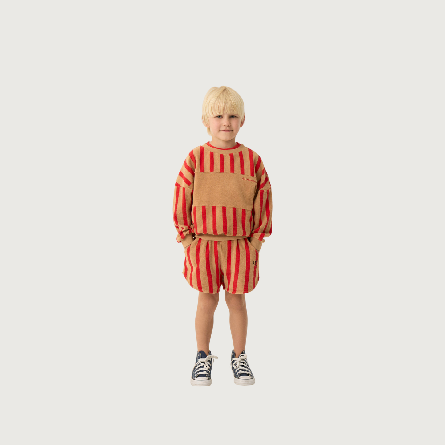 The Campamento Red STRIPES Shorts camel / 3Y