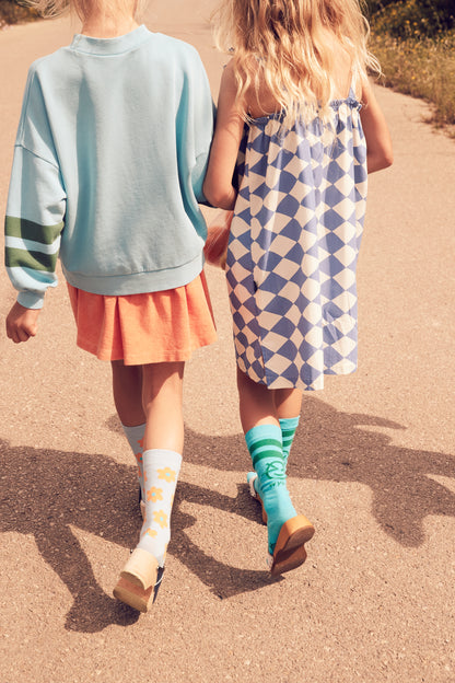 Wynken Diamond Sundress Deep Sea Blue / 10Y