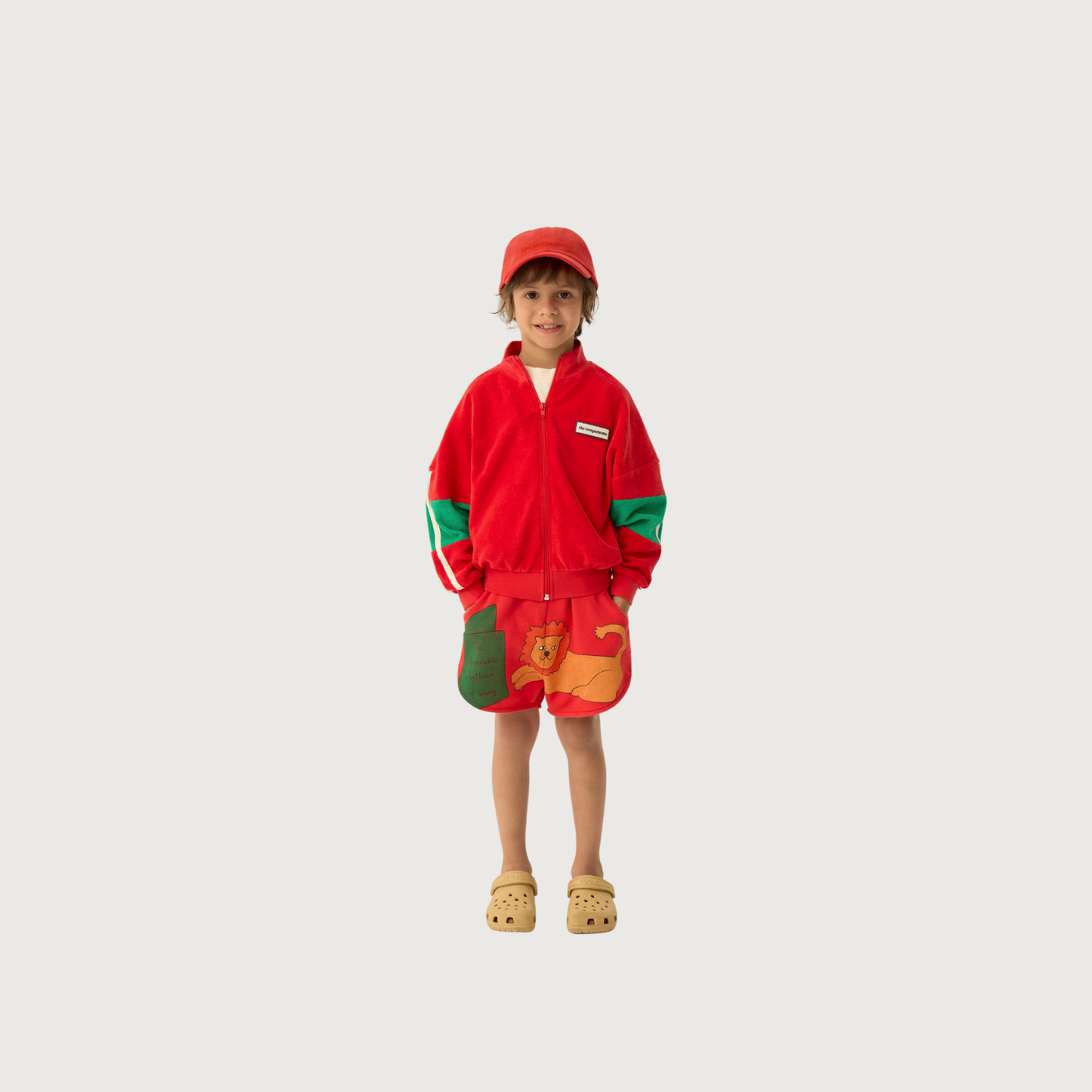 The Campamento READING LION Shorts red / 7-8Y