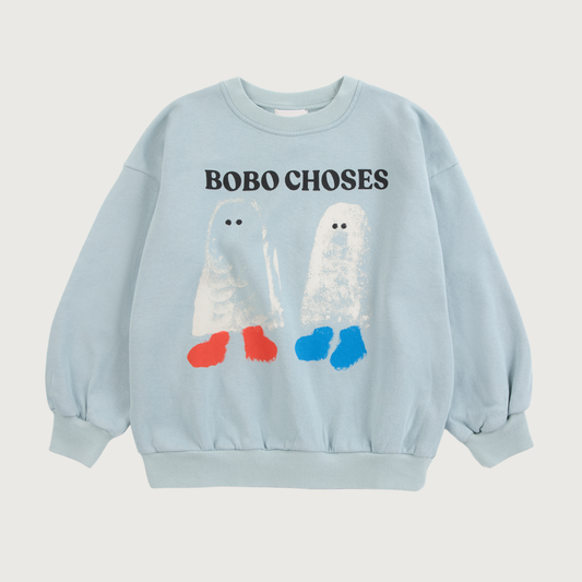 Bobo Choses Booty Ghosts sweatshirt light blue