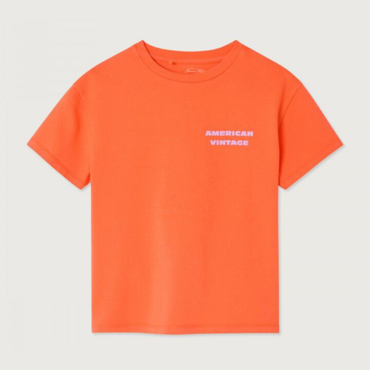 American Vintage Kids Fizvalley T-shirt vintage mandarin