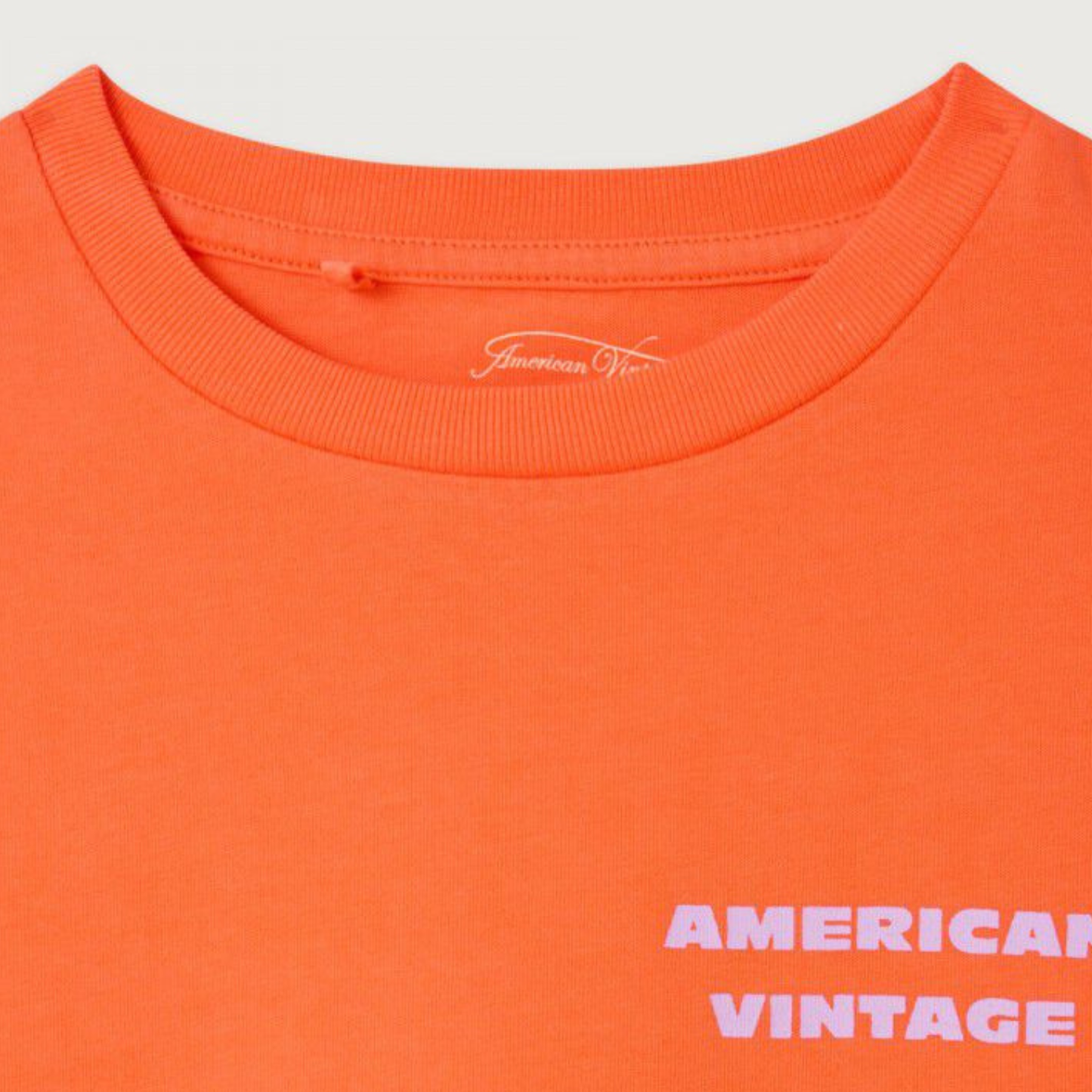 American Vintage Kids Fizvalley T-shirt vintage mandarin