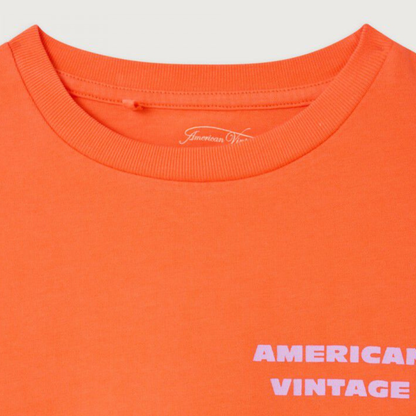 American Vintage Kids Fizvalley T-shirt vintage mandarin