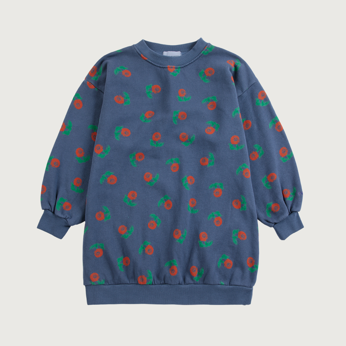 Bobo Choses Stamp Bloom all over sweatshirt dress