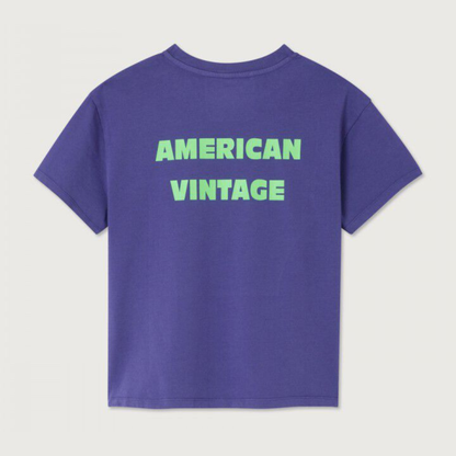 American Vintage Kids Fizvalley T-shirt vintage blueberry
