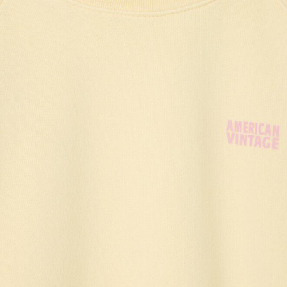 American Vintage Kids Izubird sweat vanille vintage