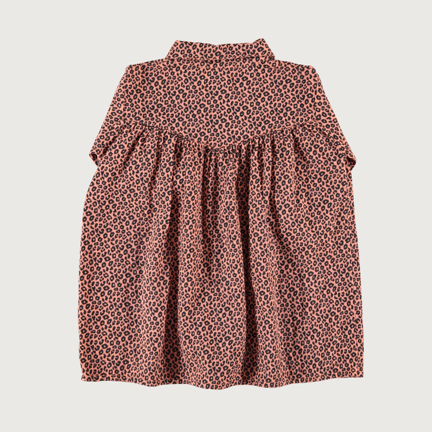 Piupiuchick Short dress pink with animal print