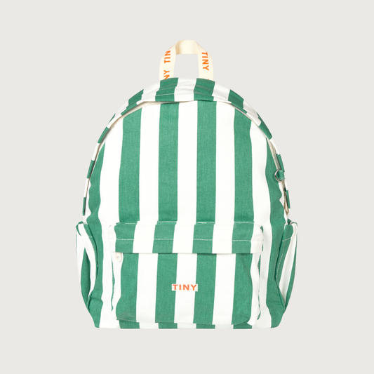Tinycottons Emerald STRIPES backpack