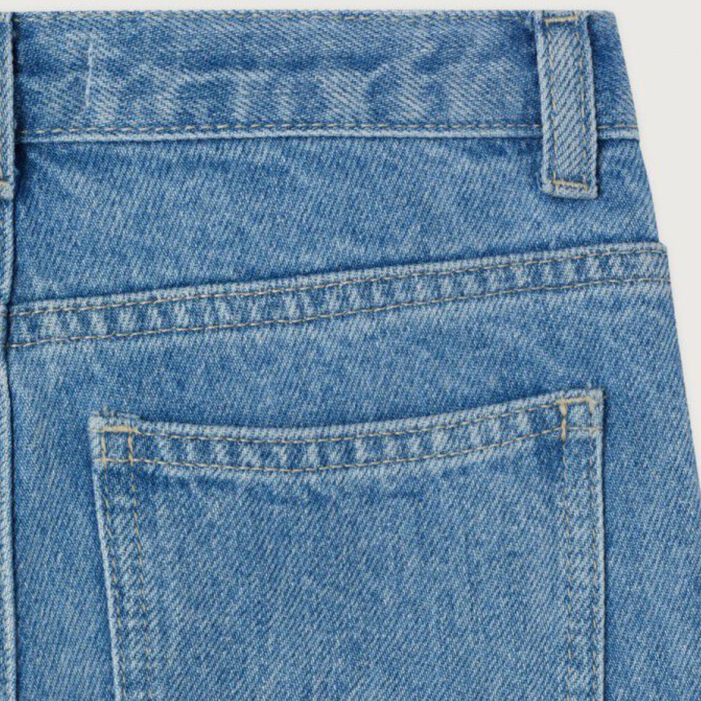 American Vintage Kids Joybird denim trousers authentic stone