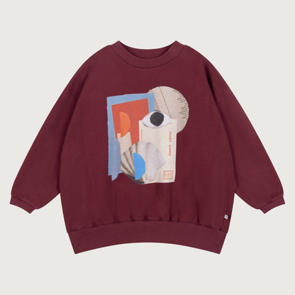 Repose AMS Cozy drop sweater mulberry rocket