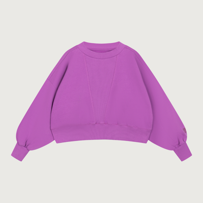 Repose AMS City sweater purple orchid