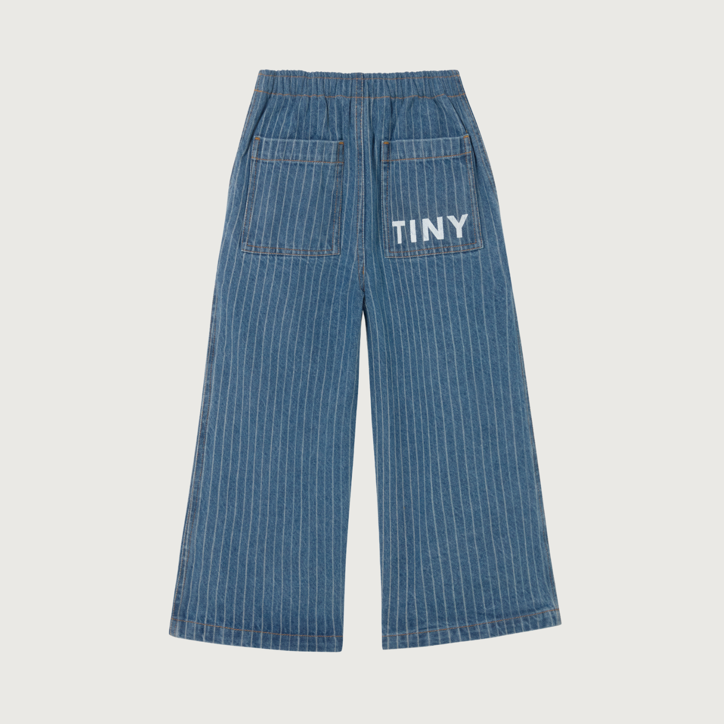 Tinycottons STRIPES denim pant light wash denim