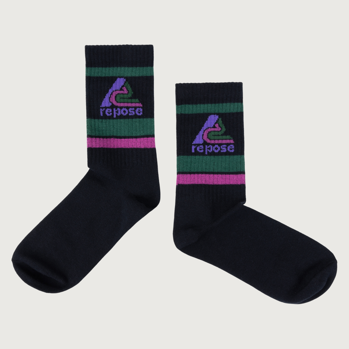 Repose AMS Sporty socks night black logo