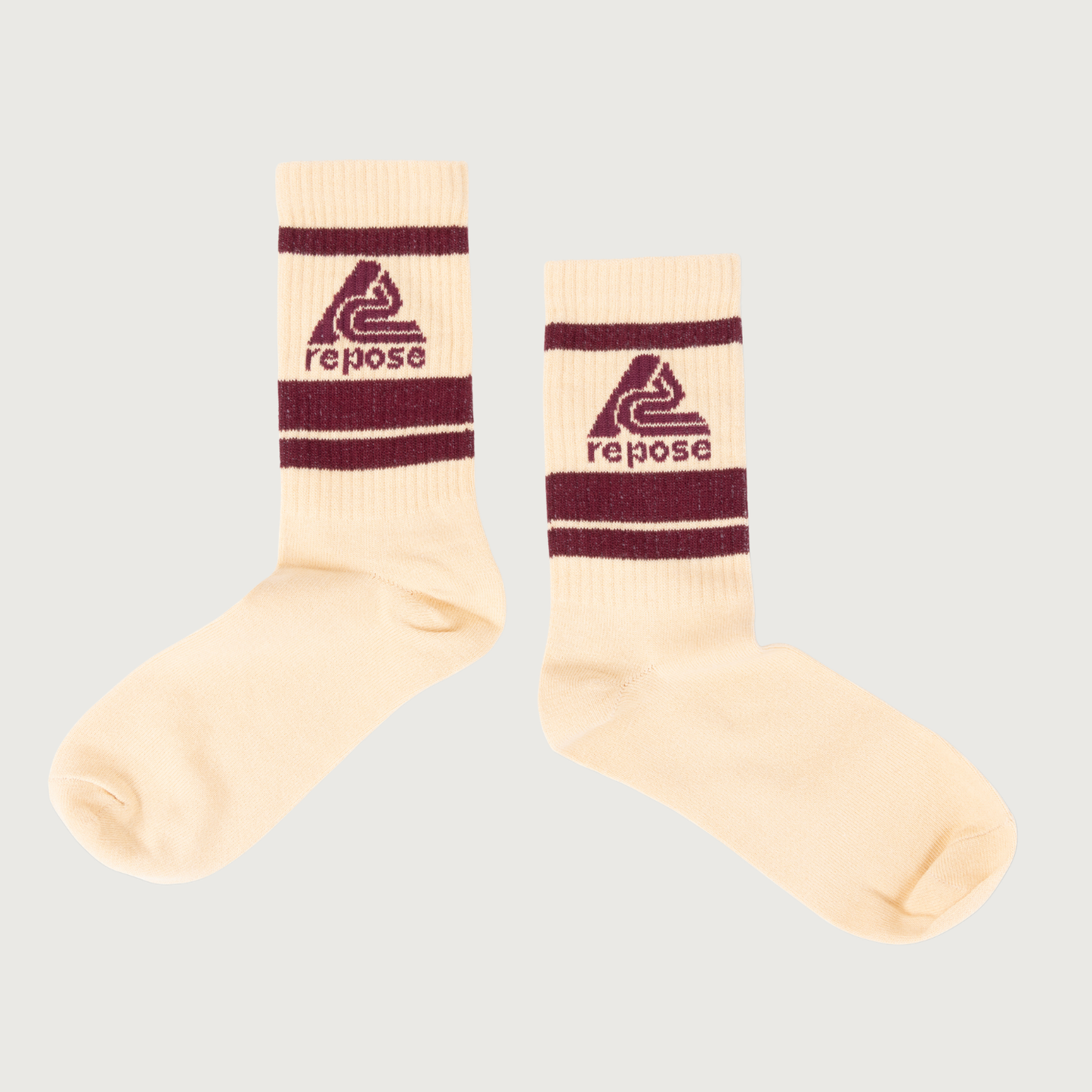 Repose AMS Sporty socks sand logo
