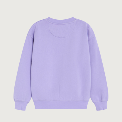 The New Society TNS Logo sweatshirt violet tulip