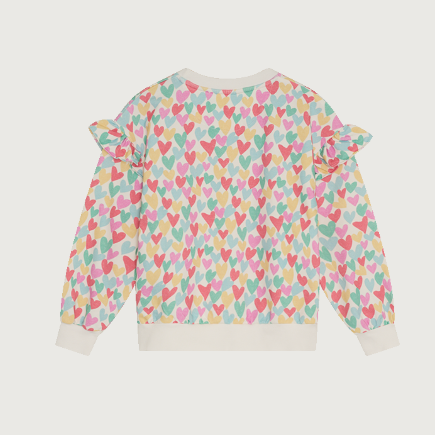 The New Society ANIS Sweatshirt hearts print