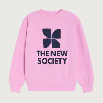 The New Society TNS Logo sweatshirt lilac chiffon