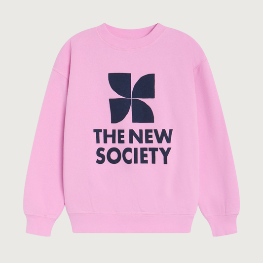 The New Society TNS Logo sweatshirt lilac chiffon