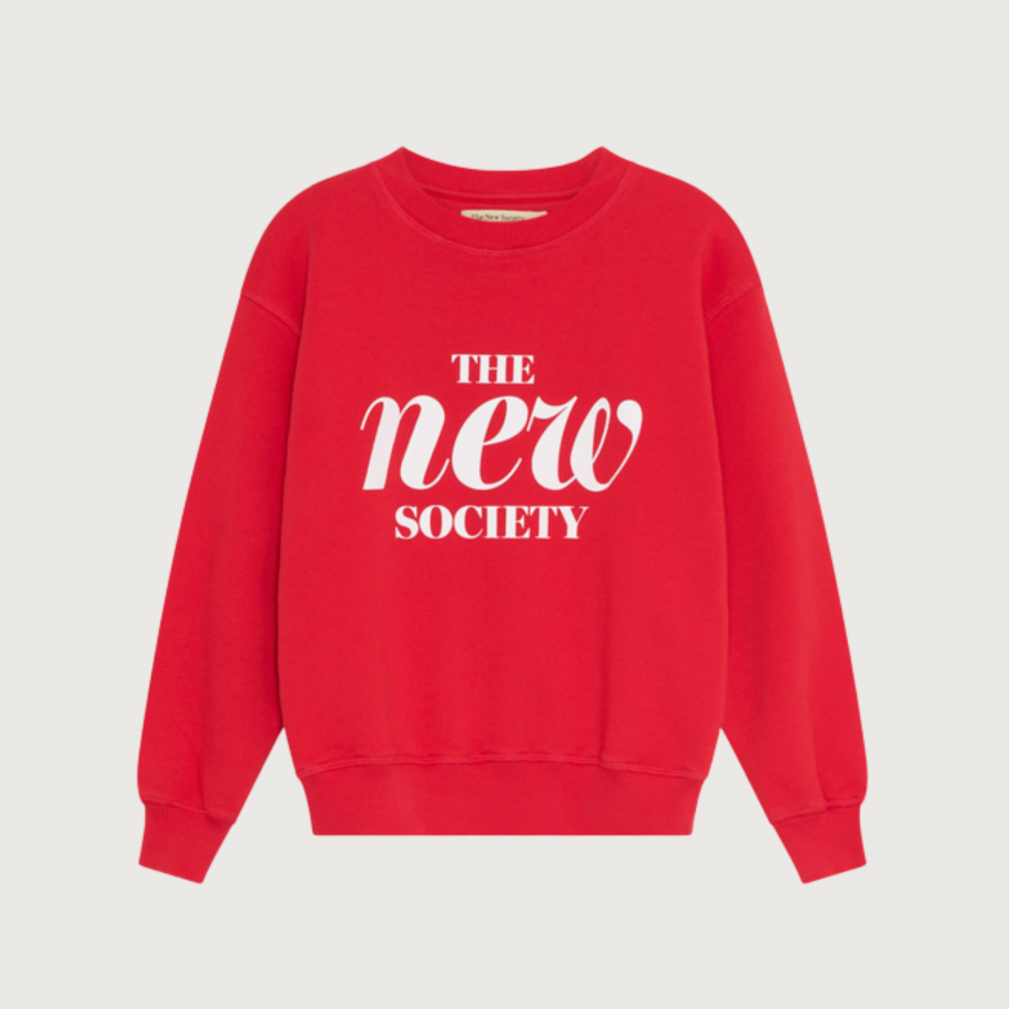 The New Society Maca Sweatshirt red tulip / 8Y