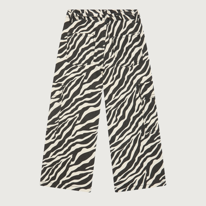 The New Society Dakota trouser zebra print