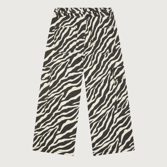 The New Society Dakota trouser zebra print