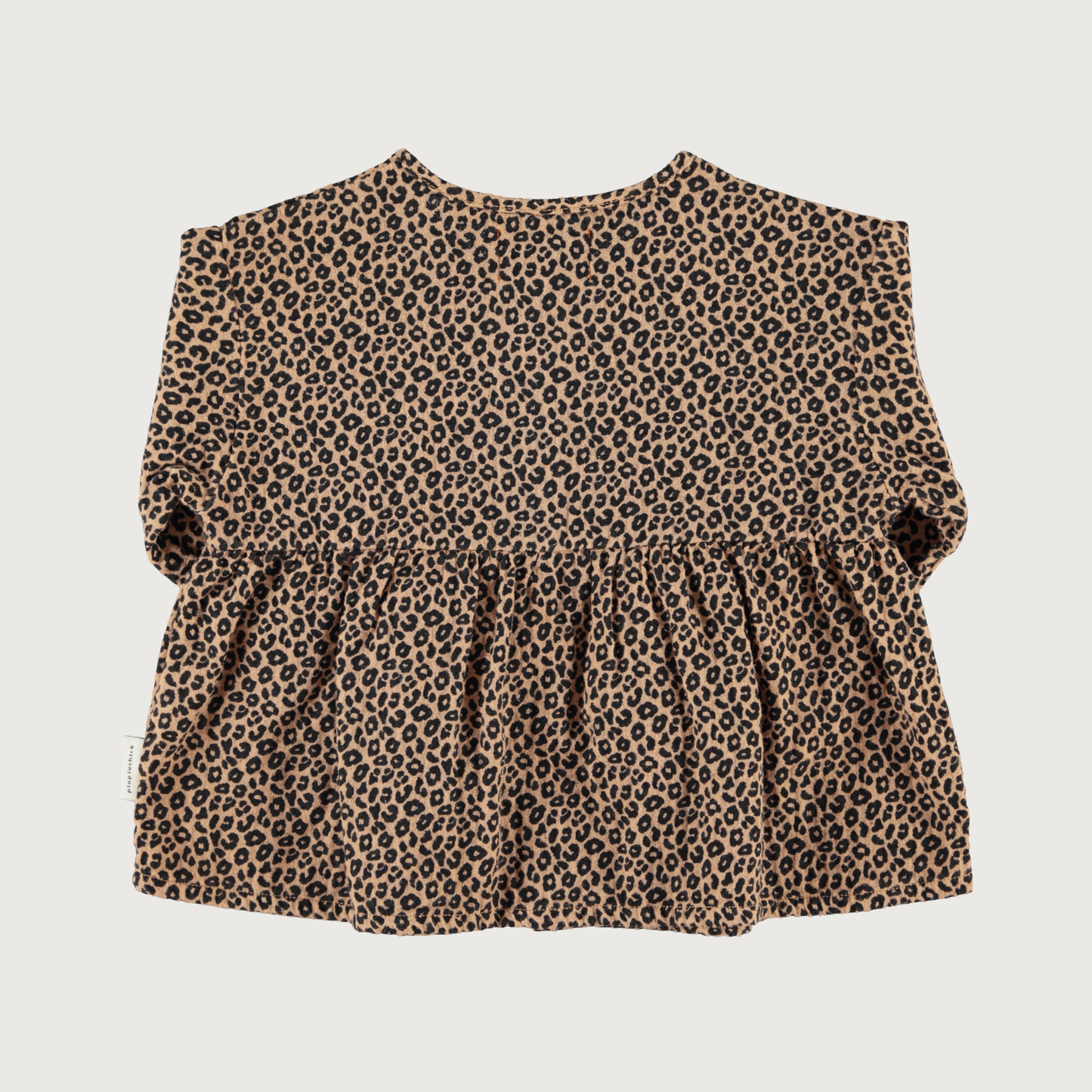 Piupiuchick Blouse brown with animal print