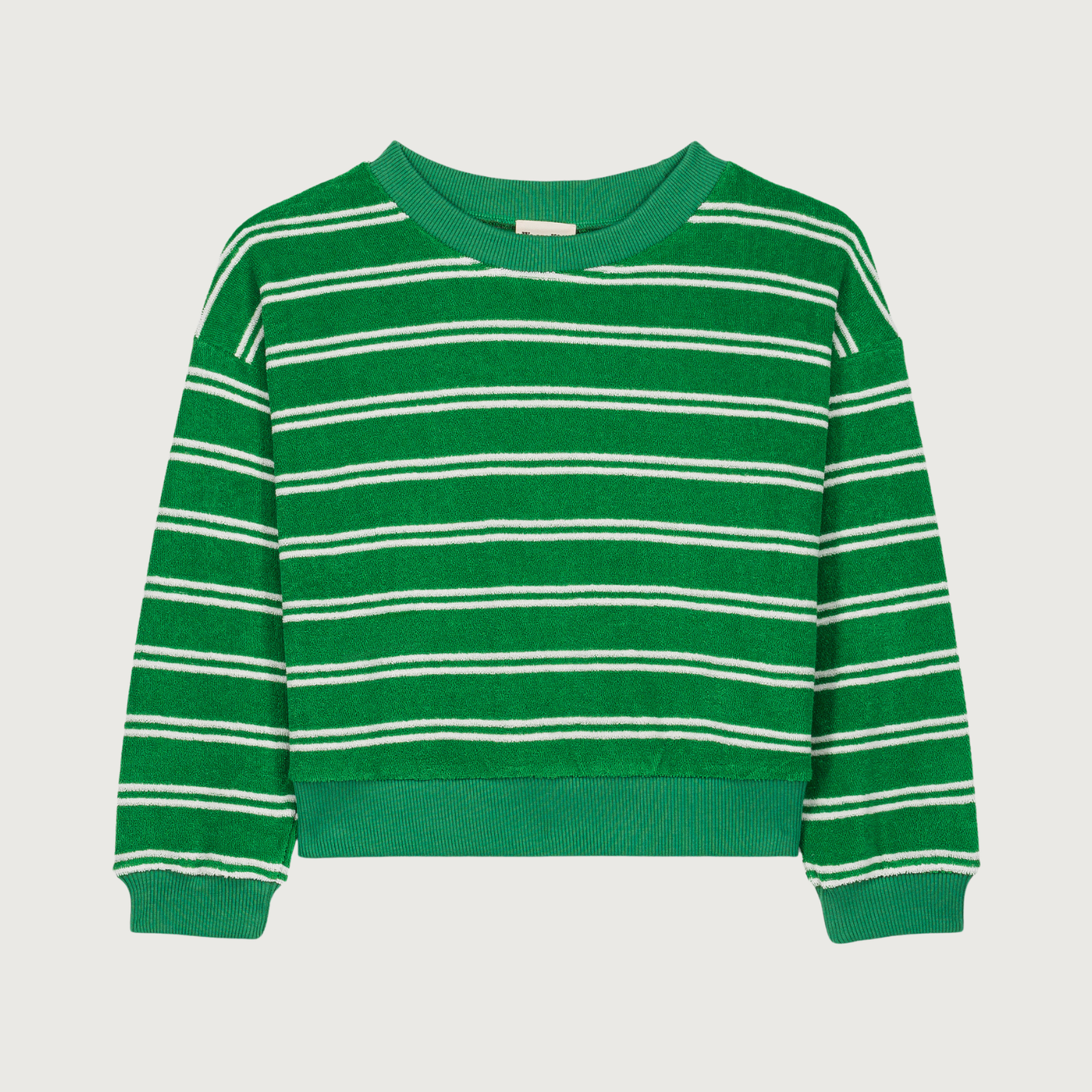 We Are Kids sweat NAT summer green stripes