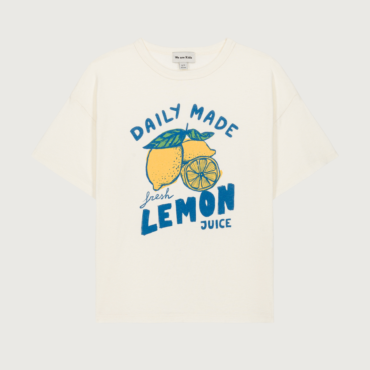 We Are Kids tee DYLAN antique white lemon