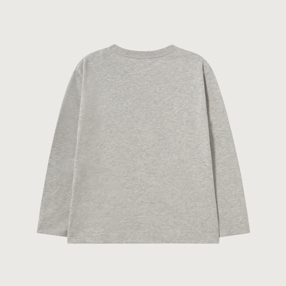 Tinycottons Two dogs graphic tee medium grey heather