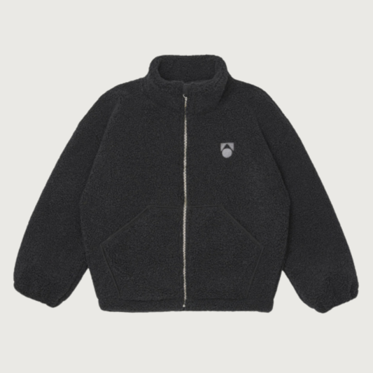 Main Story Teddy fleece jacket black teddy fleece