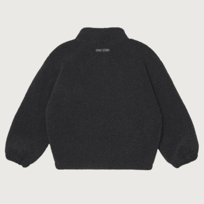 Main Story Teddy fleece jacket black teddy fleece