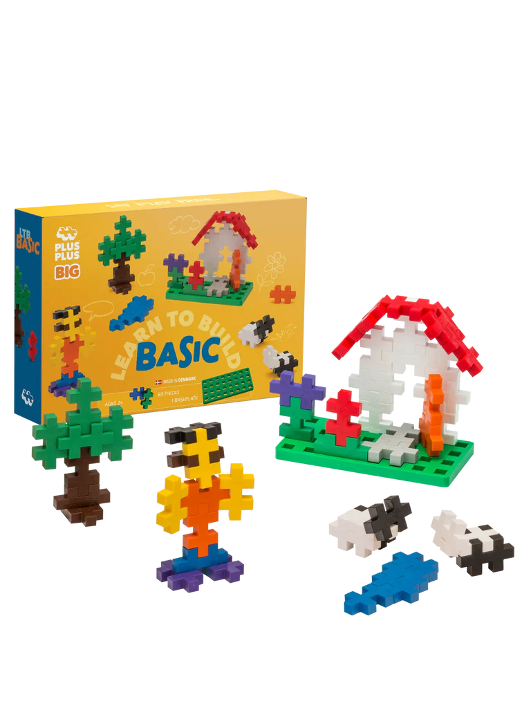 Plus Plus BIG Learn to build - 60 pcs
