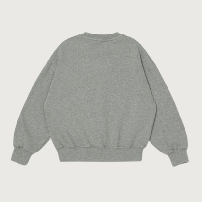 Main Story Crew sweatshirt grey melange fleece