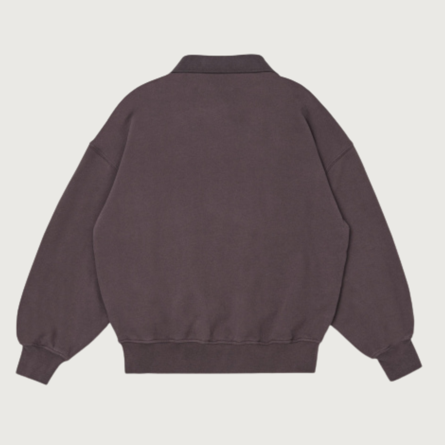 Main Story Polo sweatshirt dark cherry fleece