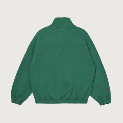 Main Story Funnel sweatshirt evergreen fleece