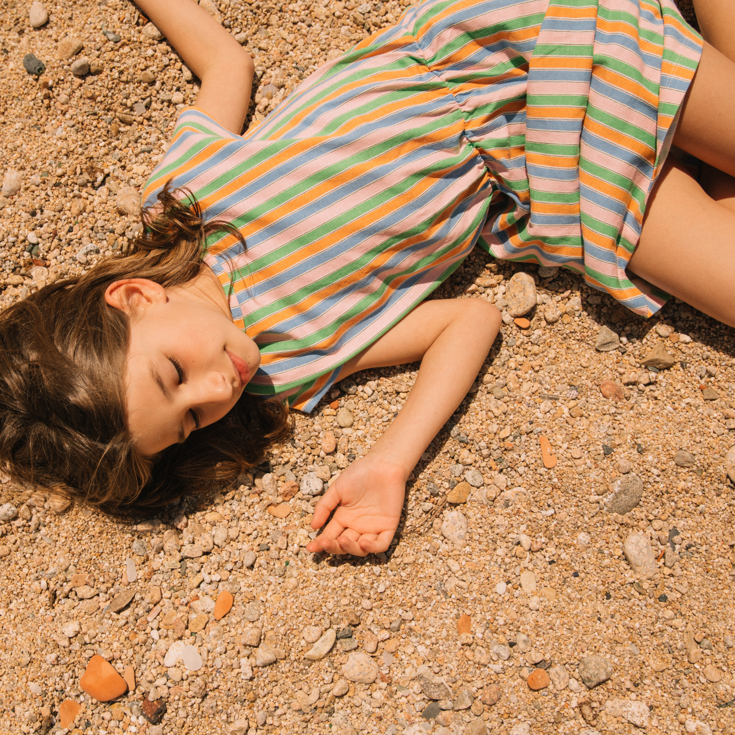 We Are Kids robe SUZY happy stripes