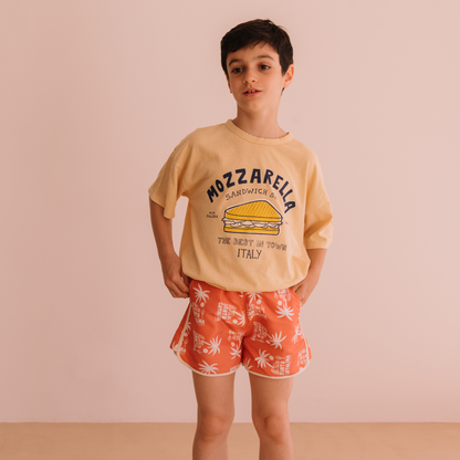 We Are Kids tee DYLAN sand mozzarella