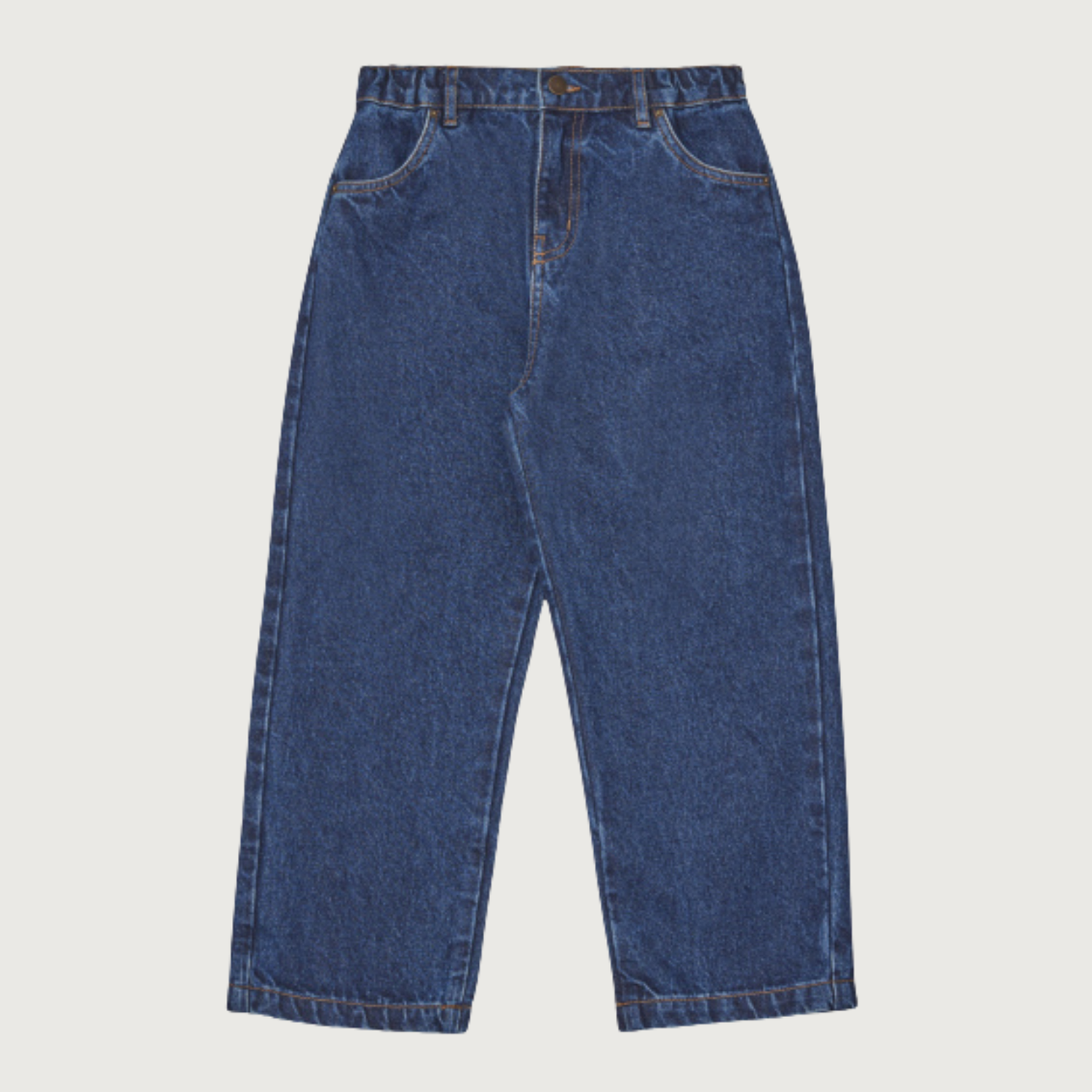 Main Story Loose fit jean washed blue denim
