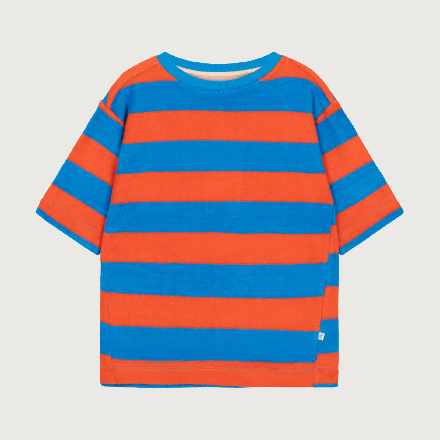 Repose AMS Sweat tee wave flame block sripe