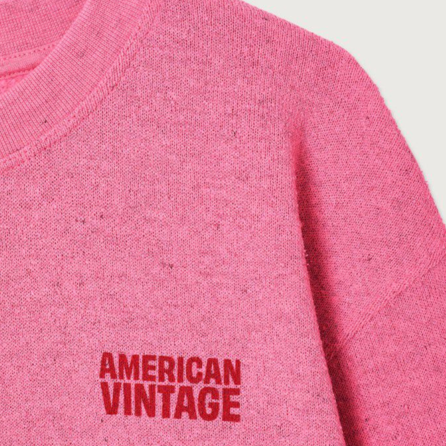 American Vintage Kids Evona sweat framboisine