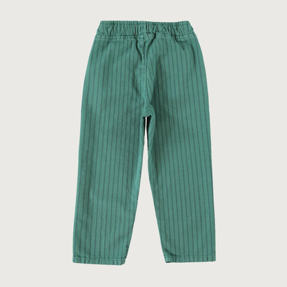 Piupiuchick Trousers green with black stripes