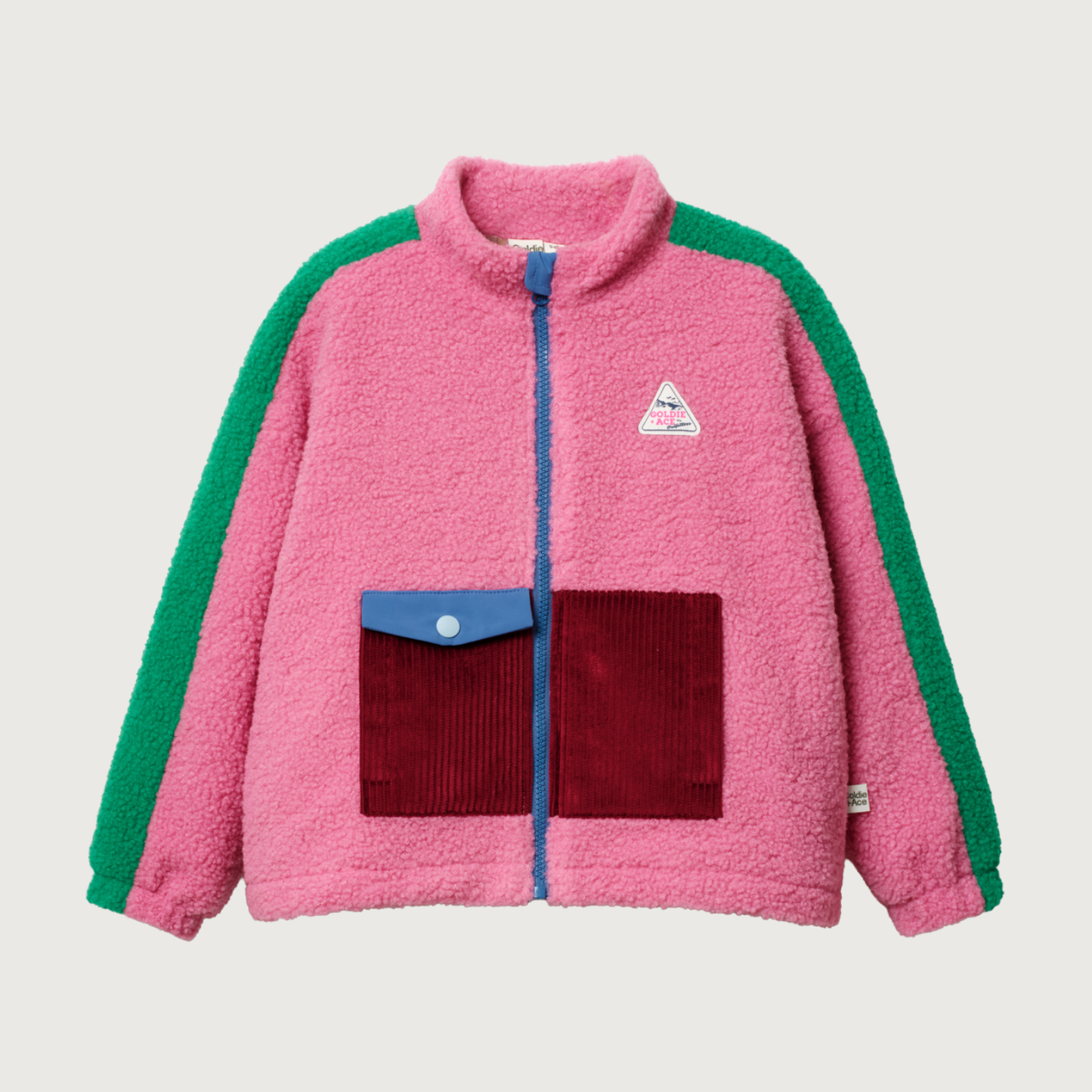Goldie+Ace Retro pink teddy jacket