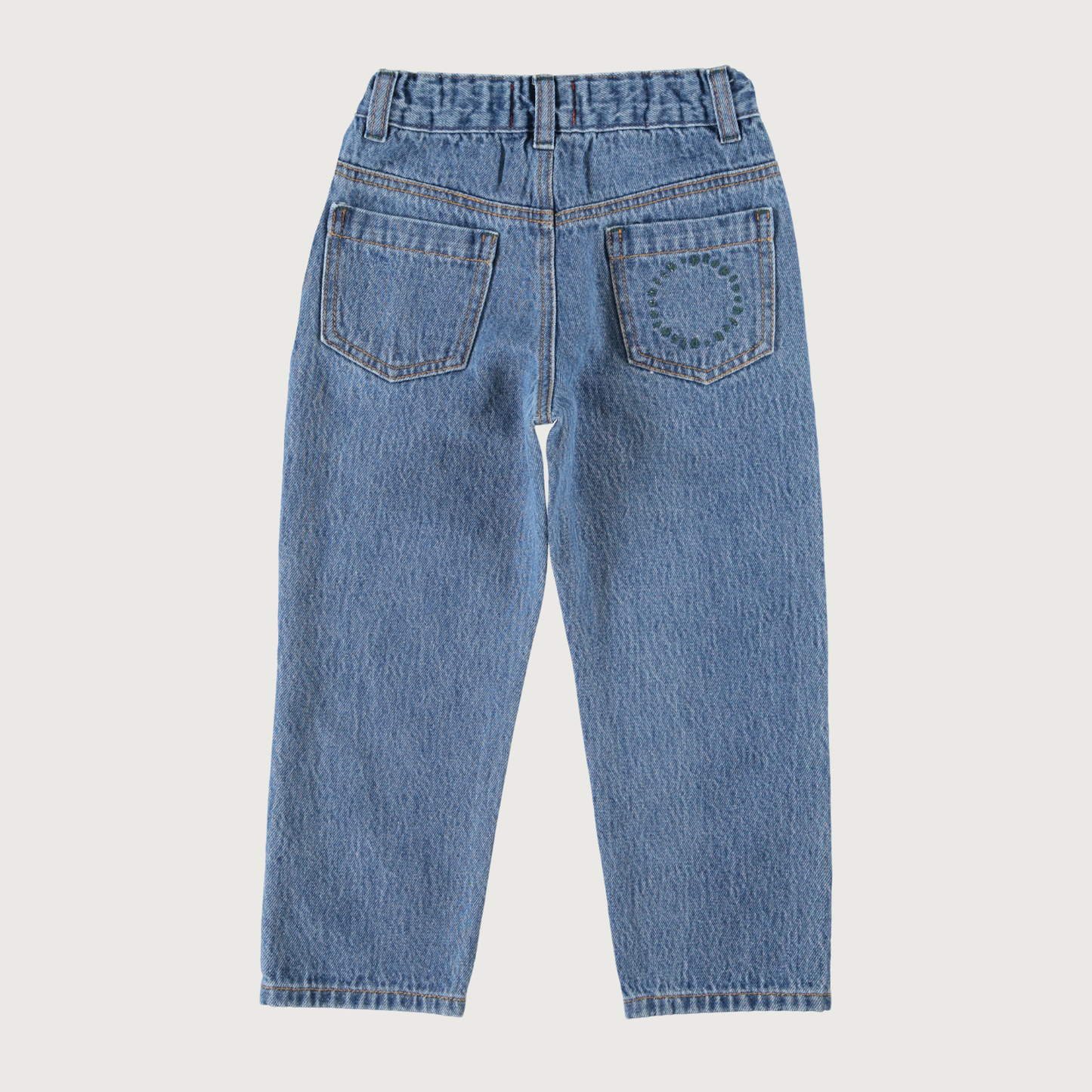 Piupiuchick Unisex trousers washed navy denim